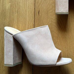 Baby-soft and baby pink!  Ogier mules, 36